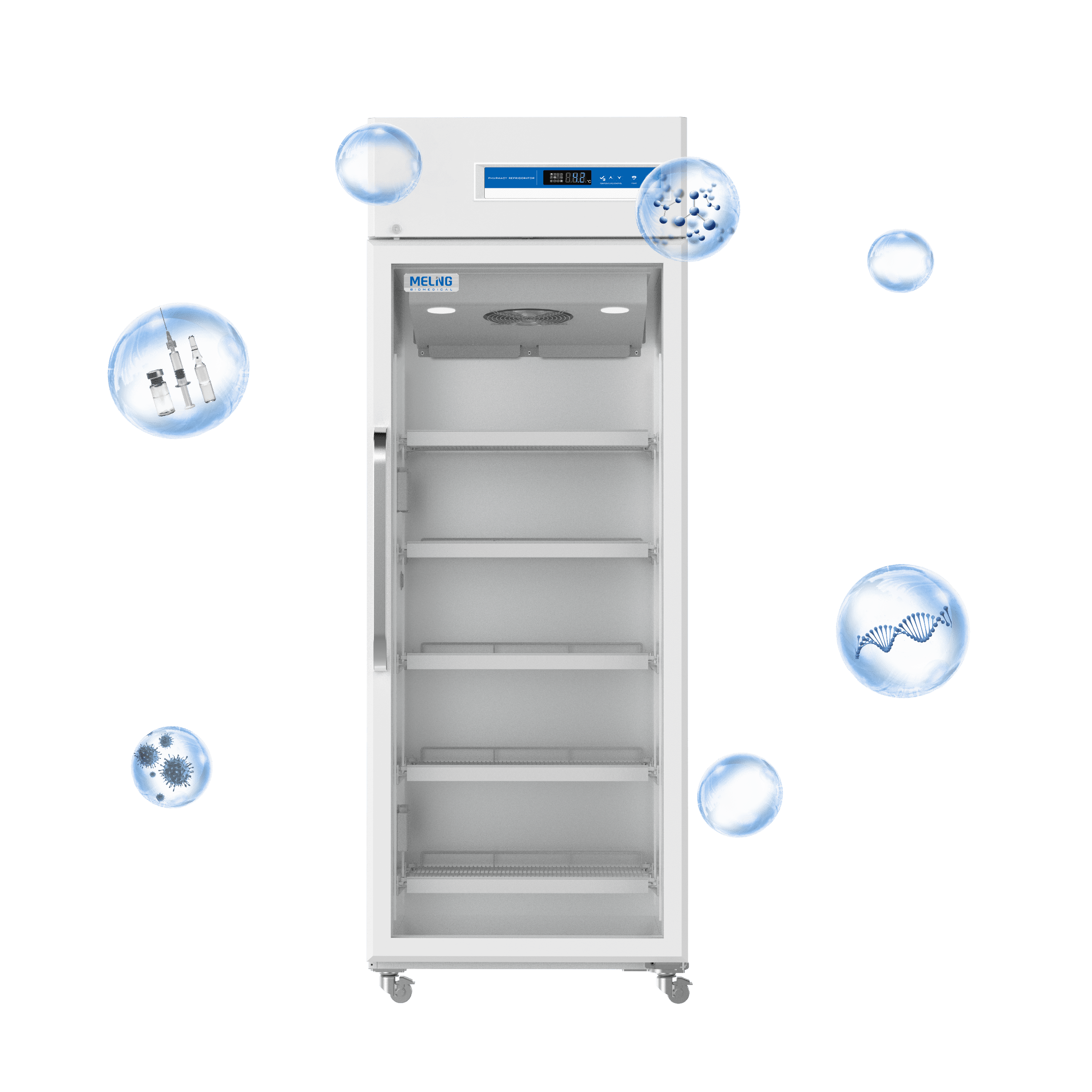2℃~8℃ pharmacie/réfrigérateur médical laboratoire réfrigérateur YC-650L