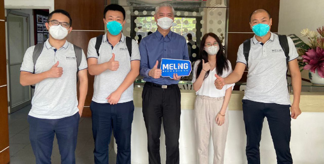 L'équipe biomédicale de Meling a visité Jakarta