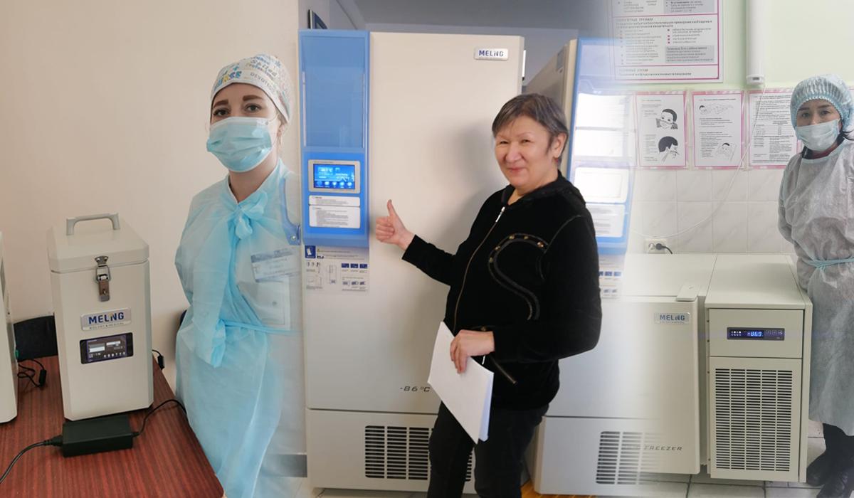 Meiling Biomedical renforce 27 hôpitaux + 1 centre de vaccination au Kazakhstan pour le stockage des vaccins
