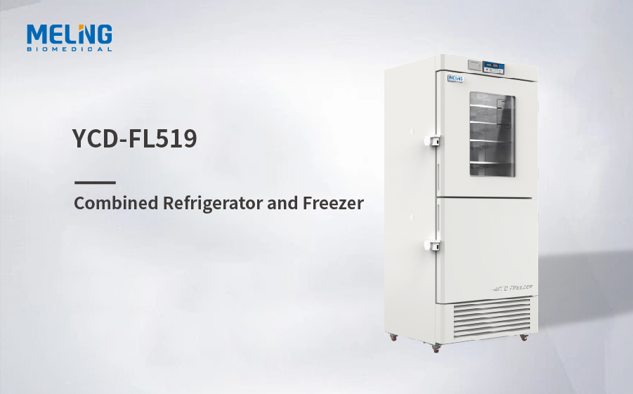 2~8℃/-10~-40℃ Réfrigérateur et congélateur combinés YCD FL519
