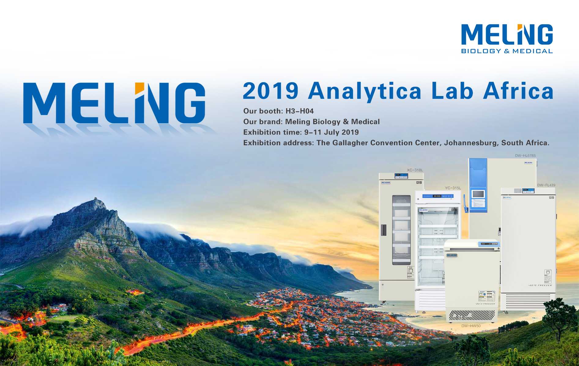 Meling vous attend en 2019 Analytica Lab Africa
